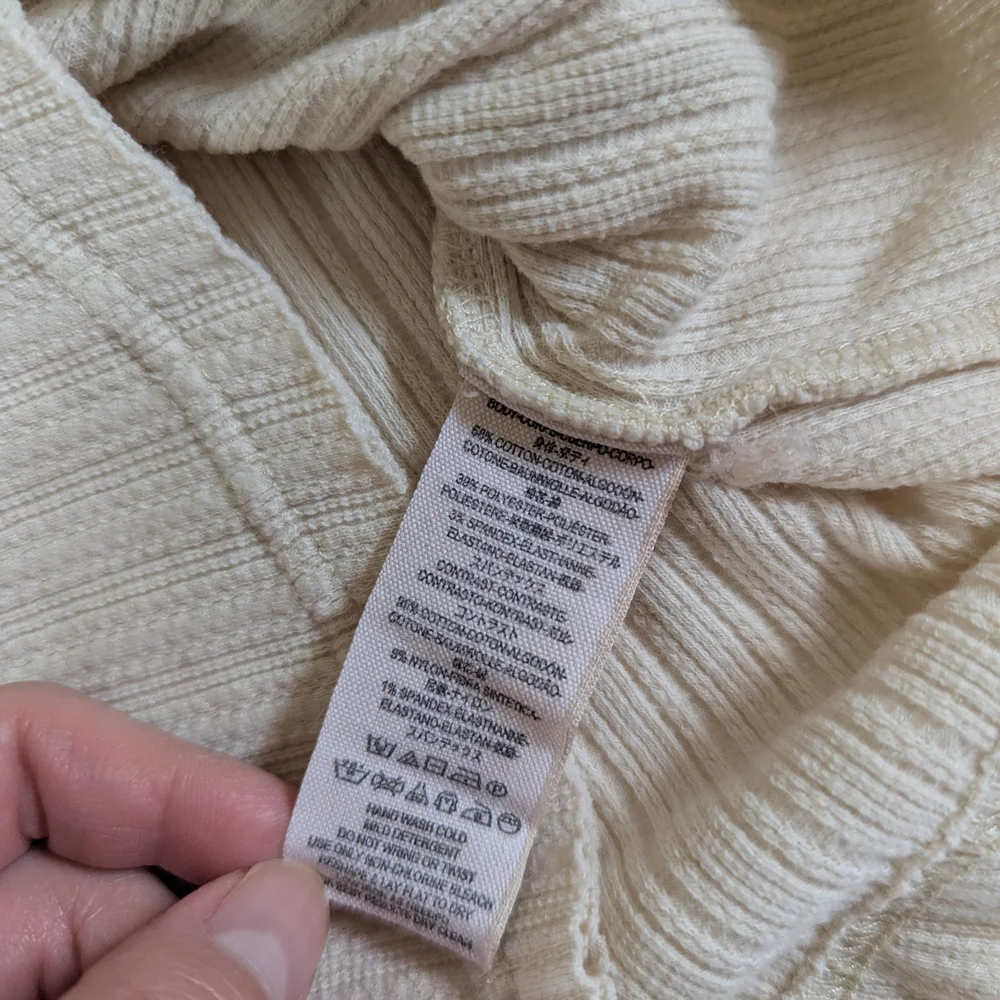 Free People Cream Lace Top - Picture 3 of 5